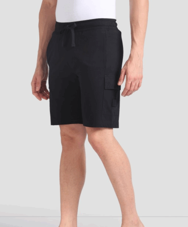 Men Relaxed-Fit Mid-Rise Cargo Shorts